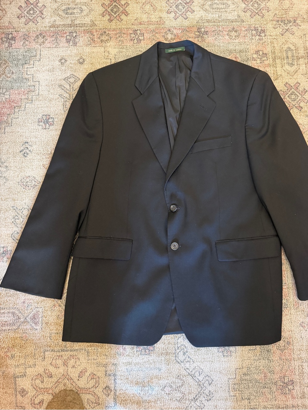 Ralph Lauren Black Two-Button Men's Blazer